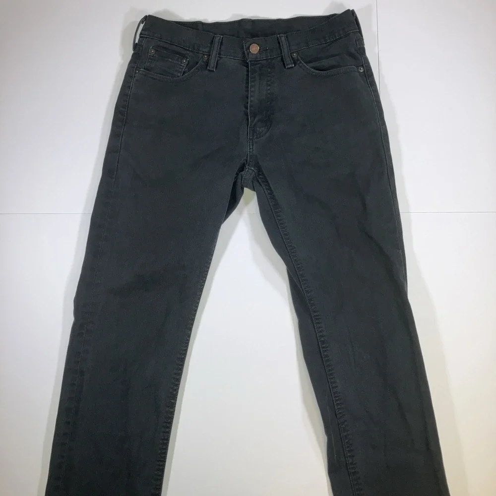 Levi's 541 Athletic Taper Jeans Mens‎ 30x32 Black Stretch Denim